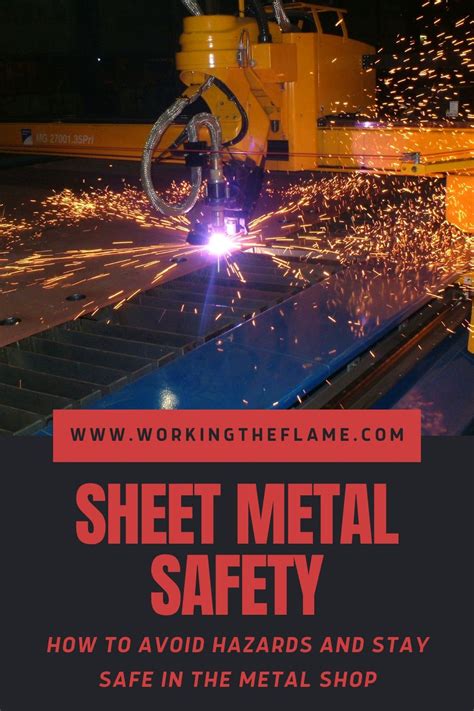 sheet metal shop process safety managment|working with sheet metal safety.